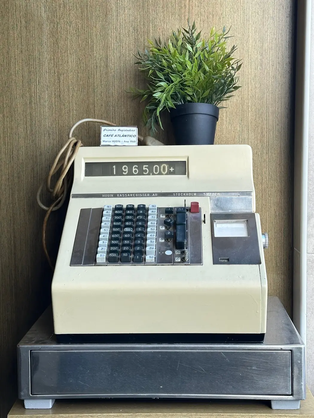 Vintage cash register showing a total, representing media spend and working media